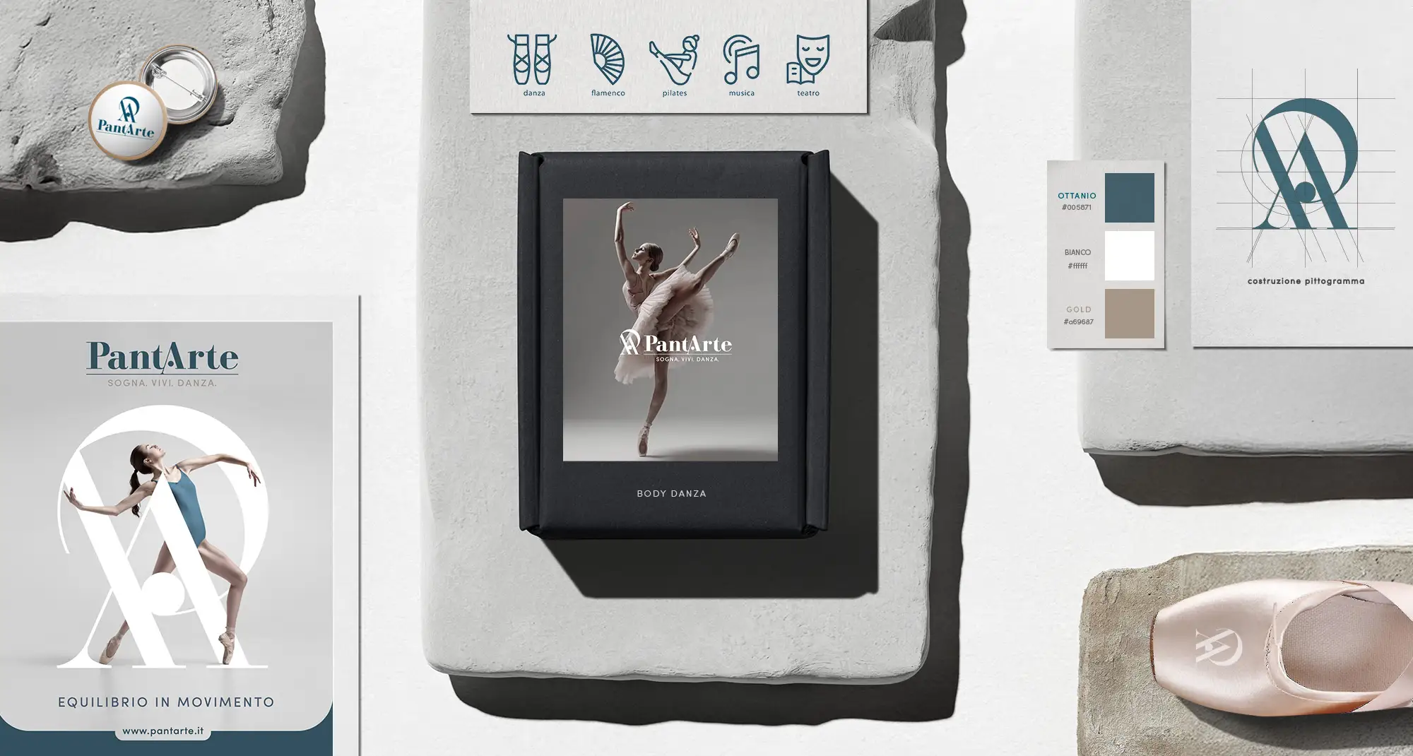 Less is More ADV - Concept grafico del brand PantArte
